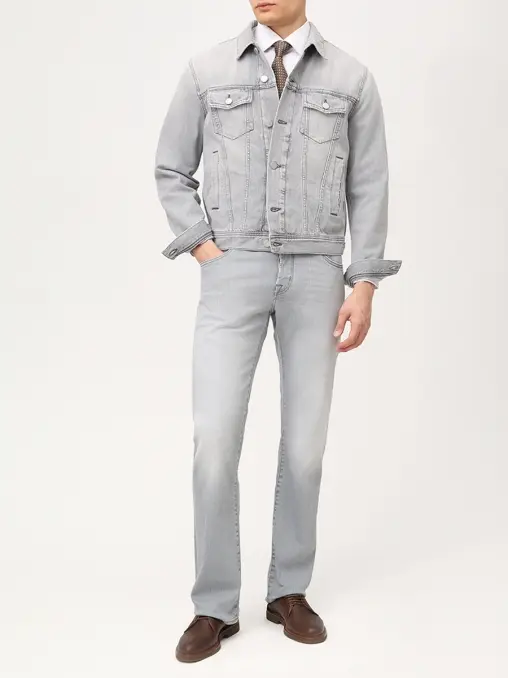 Джинсы Regular Fit хлопковые JACOB COHEN