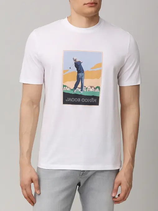Футболка хлопковая JACOB COHEN