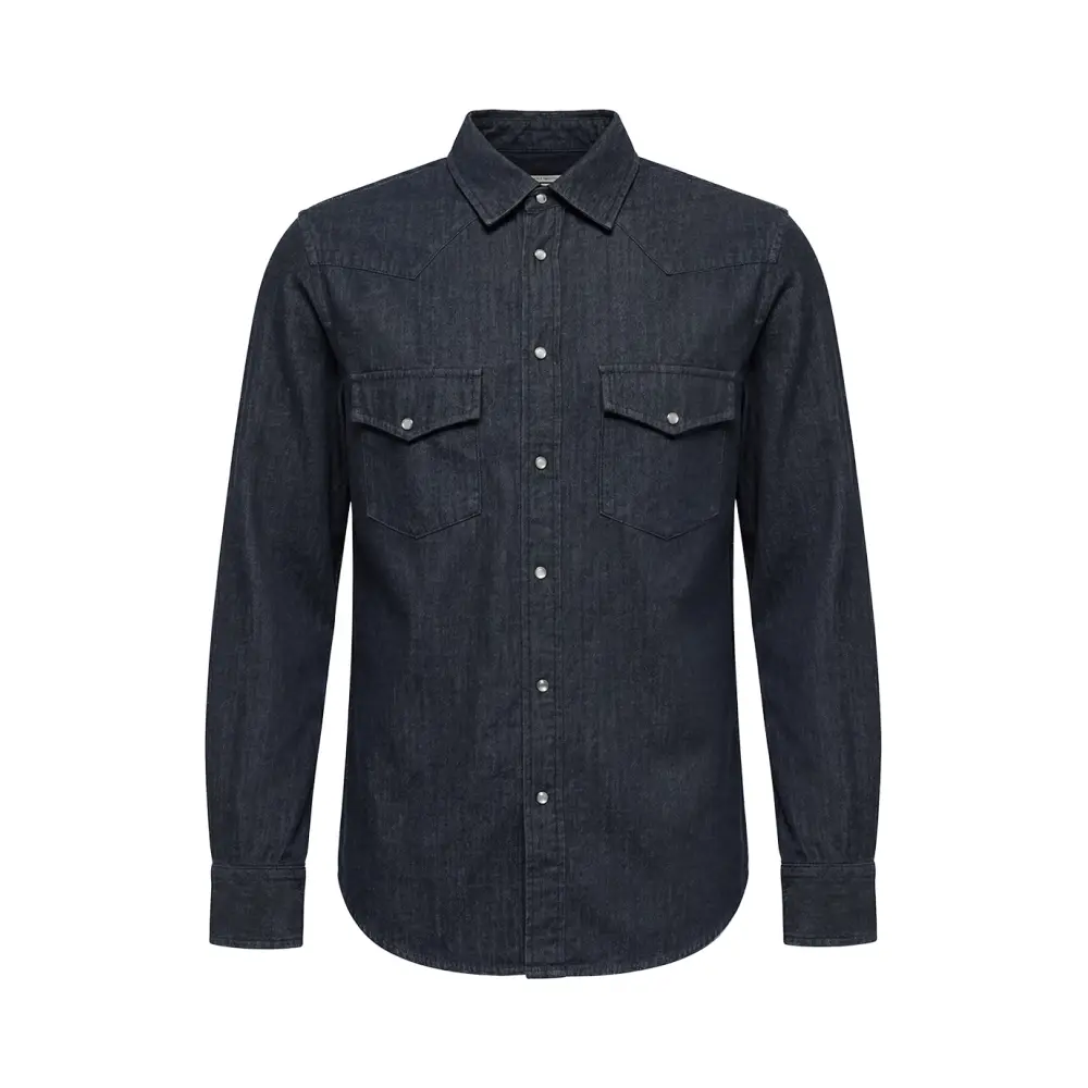 Рубашка Regular Fit джинсовая