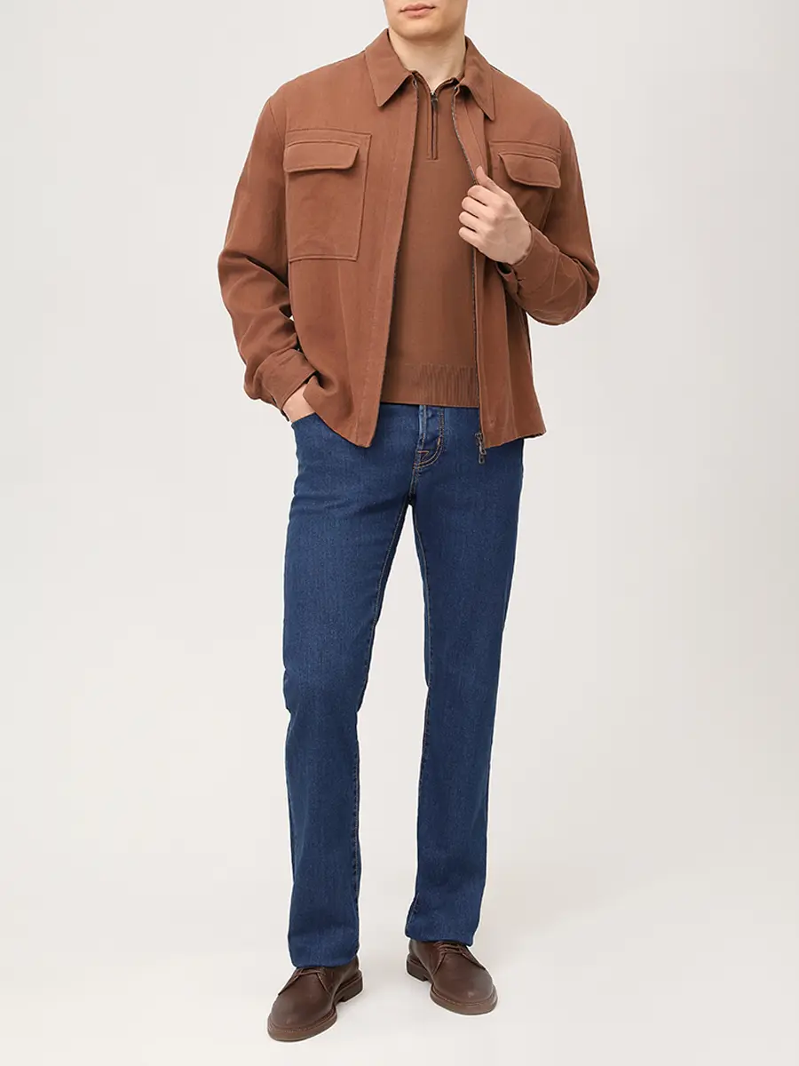 Джинсы Regular Fit хлопковые