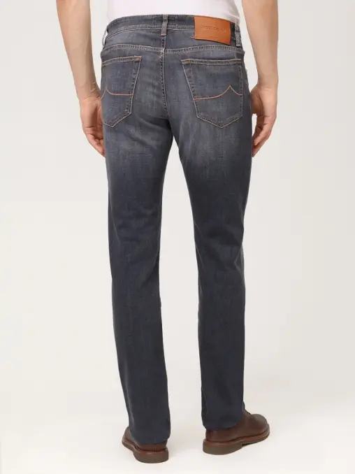 Джинсы Slim Fit хлопковые JACOB COHEN