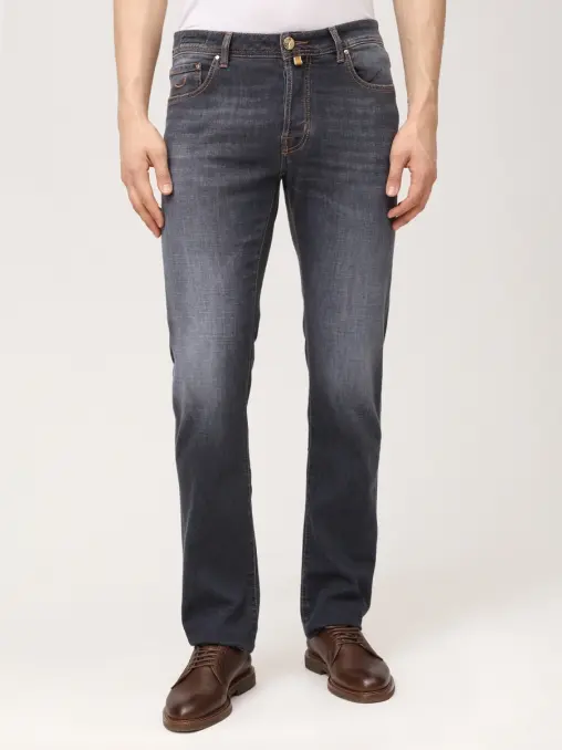 Джинсы Slim Fit хлопковые JACOB COHEN