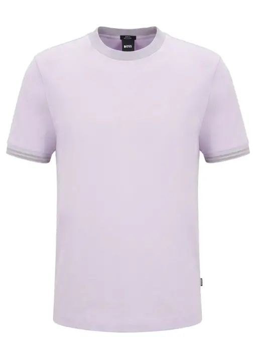 Футболка Slim Fit хлопковая BOSS