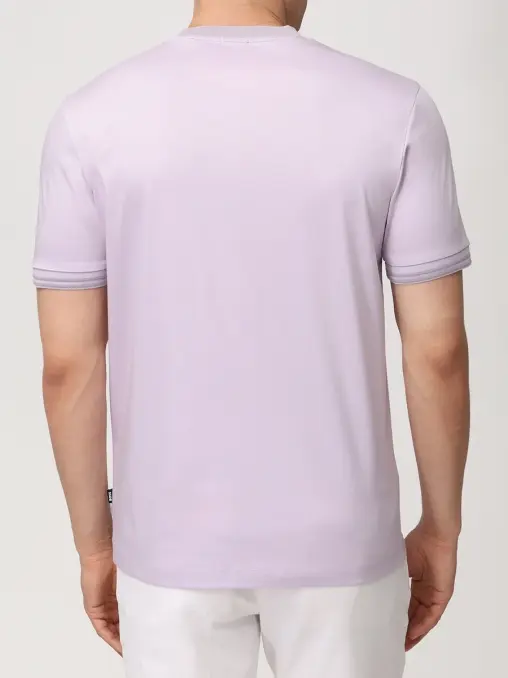 Футболка Slim Fit хлопковая BOSS