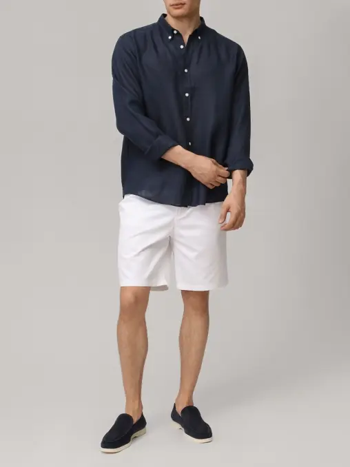 Шорты Relaxed Fit хлопковые BOSS