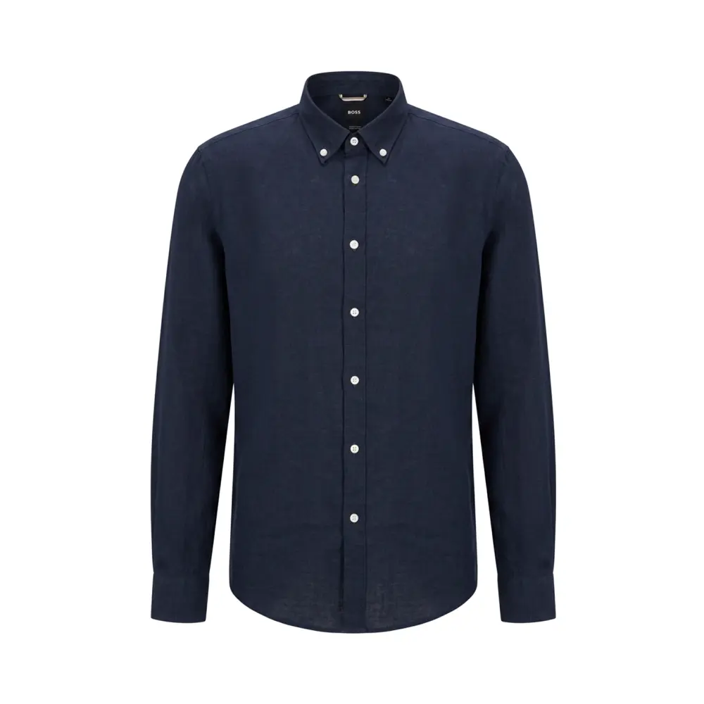 Рубашка Regular Fit льняная