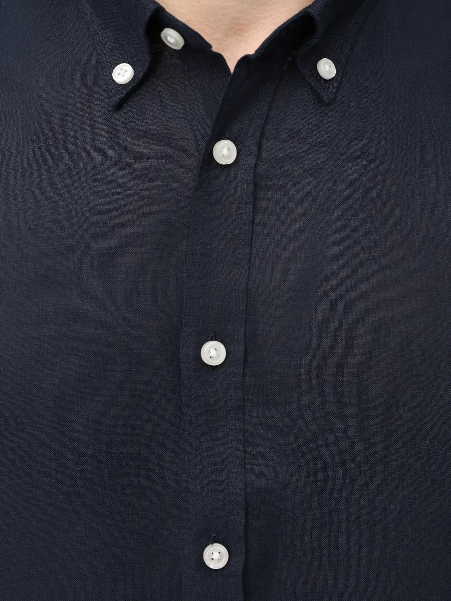 Рубашка Regular Fit льняная