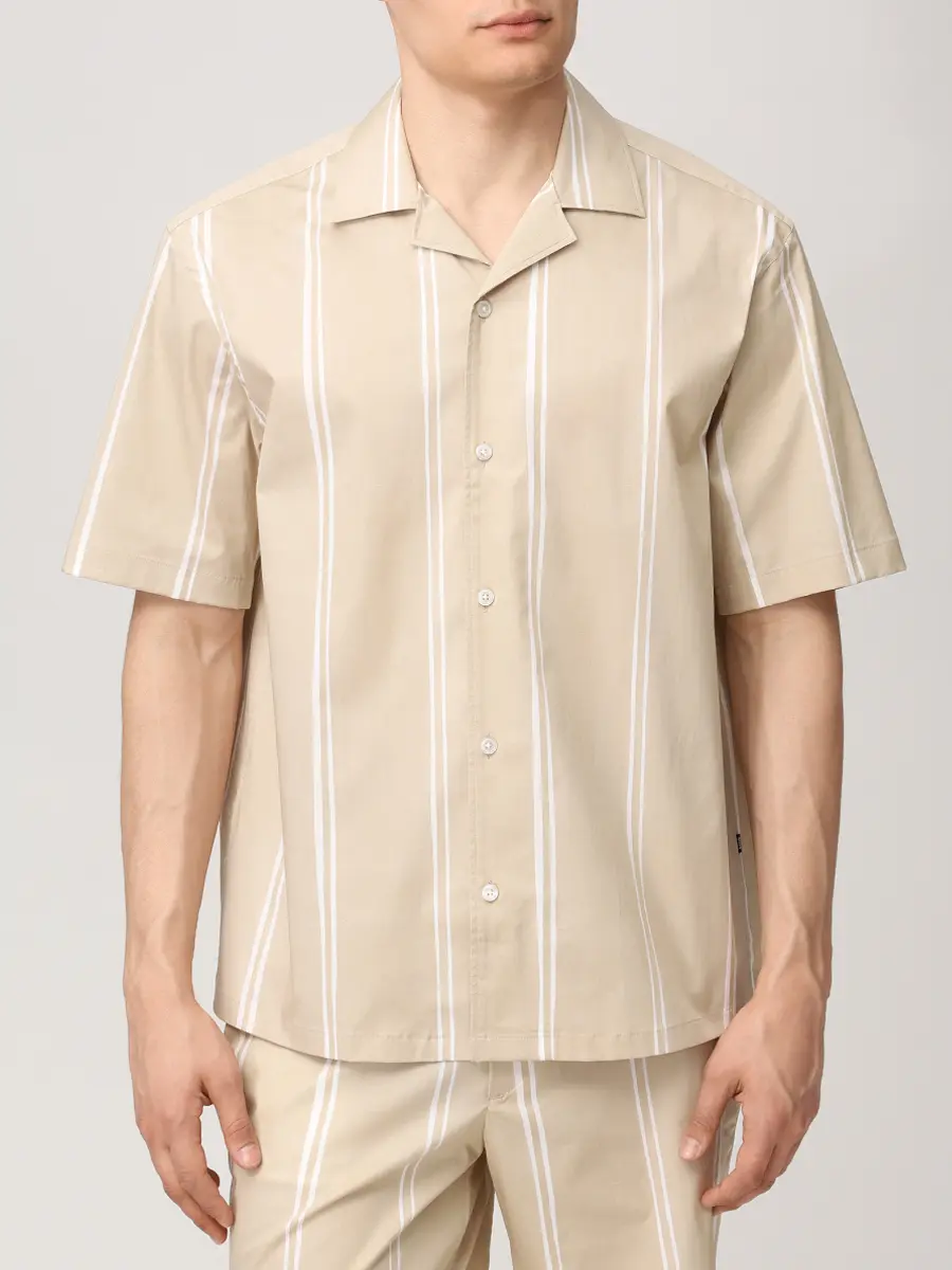 Рубашка Relaxed Fit хлопковая