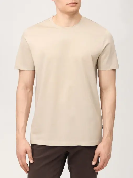 Футболка Slim Fit хлопковая BOSS