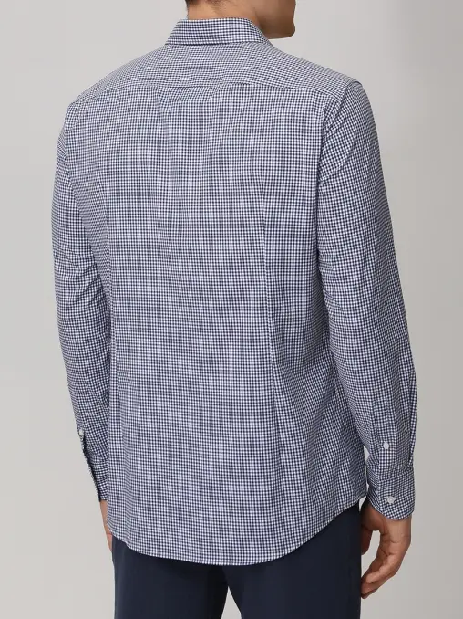 Рубашка Slim Fit в клетку BOSS
