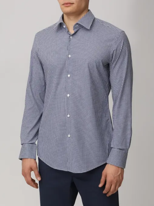 Рубашка Slim Fit в клетку BOSS