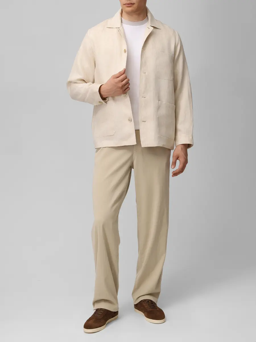 Рубашка Regular Fit льняная