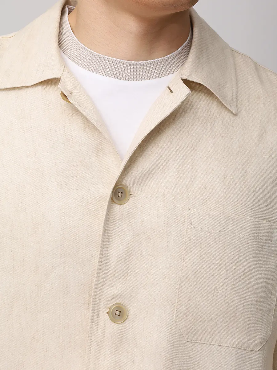 Рубашка Regular Fit льняная