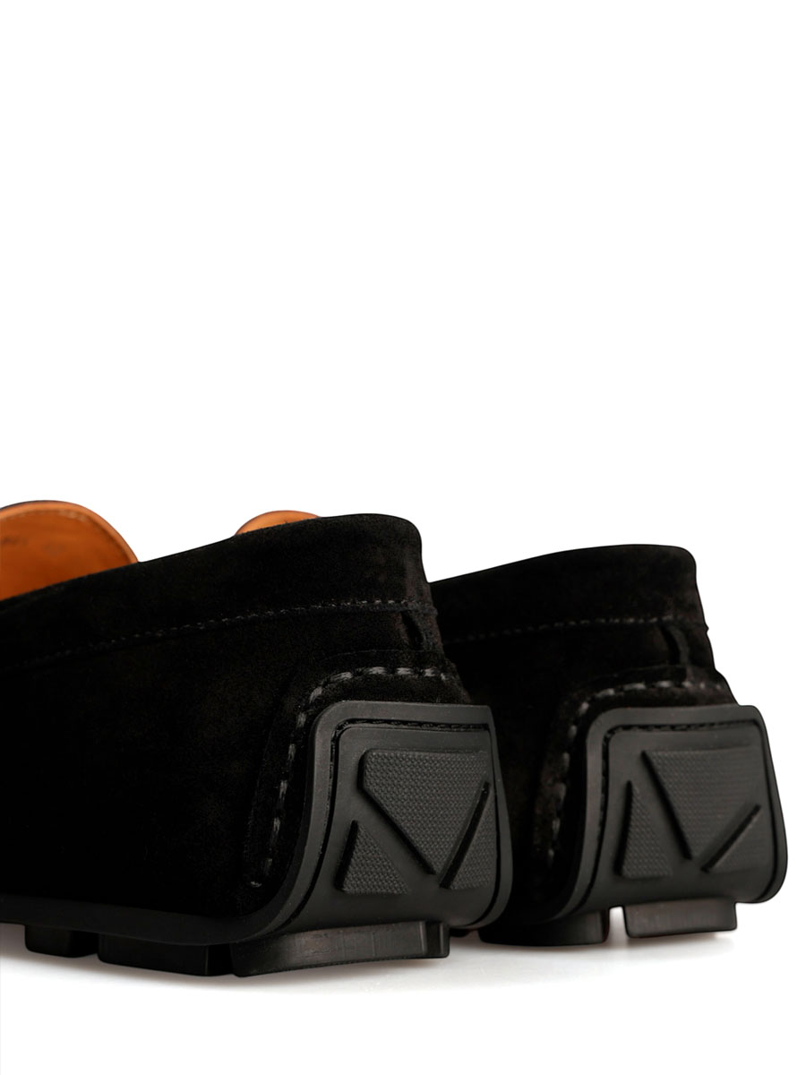 Мокасины однотонные