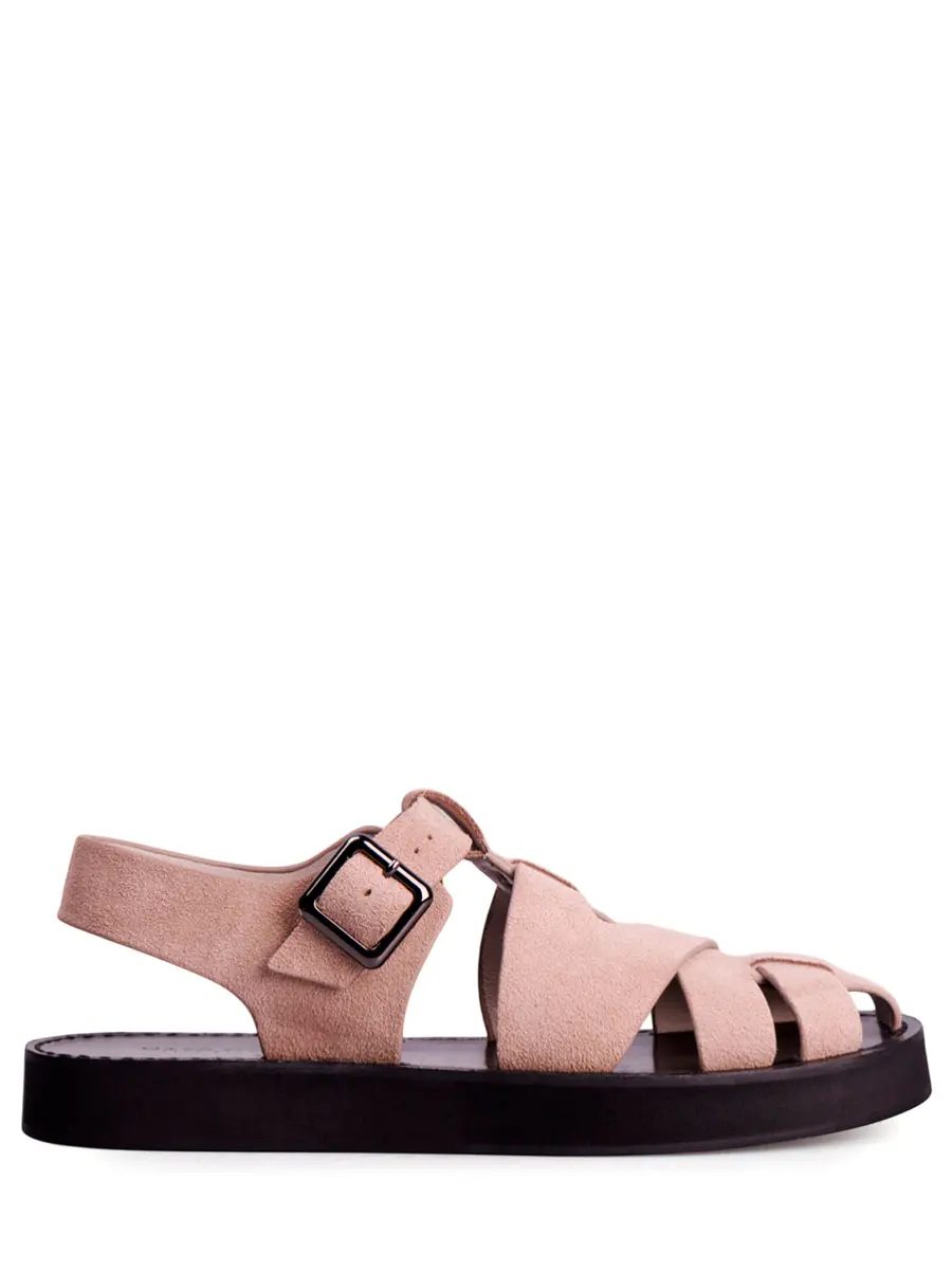 Сандалии кожаные