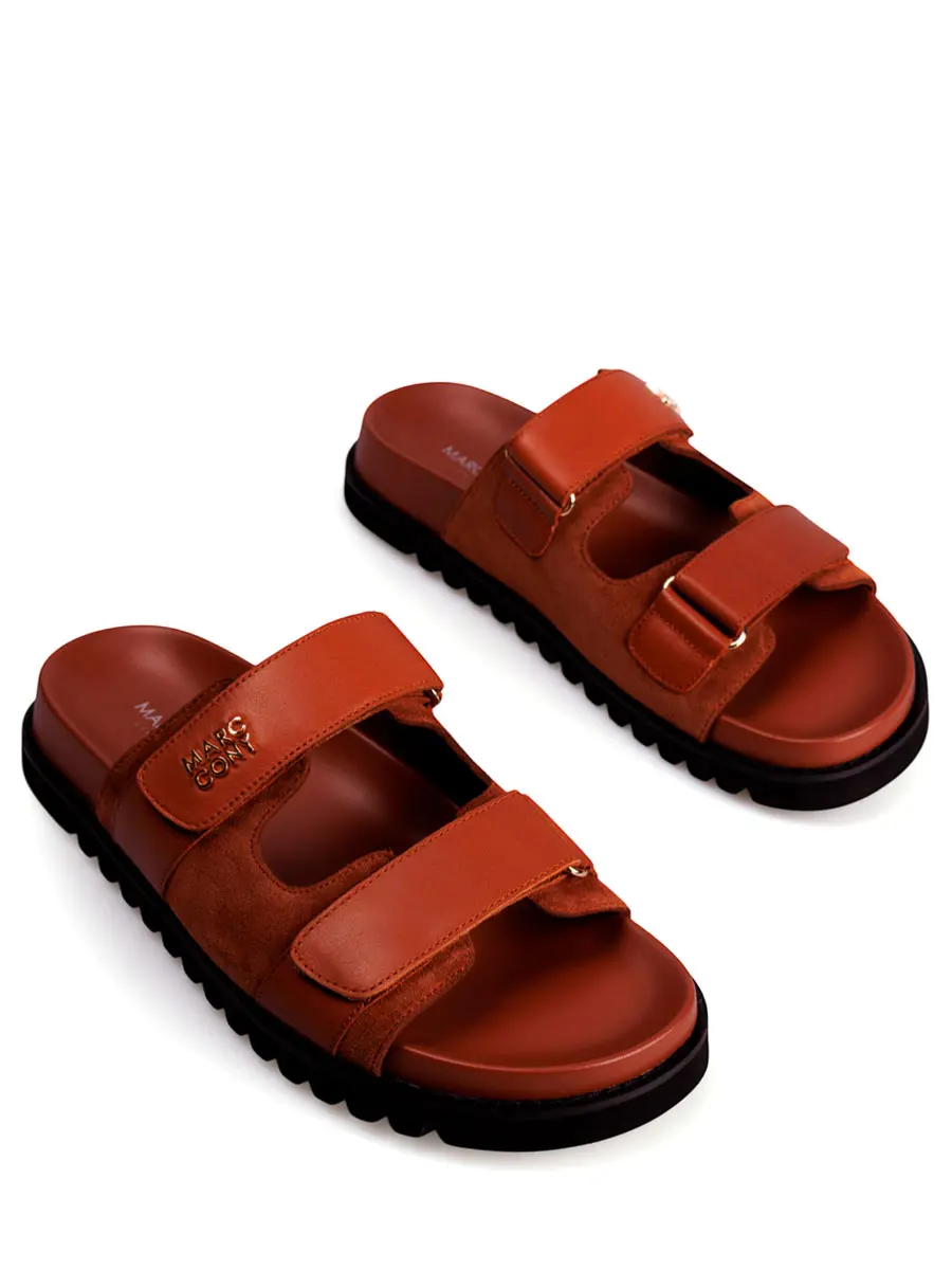 Шлепанцы комбинированные