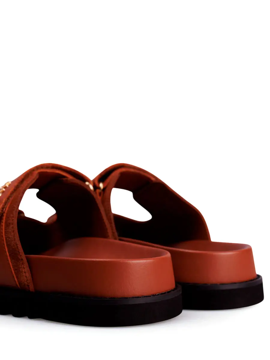 Шлепанцы комбинированные