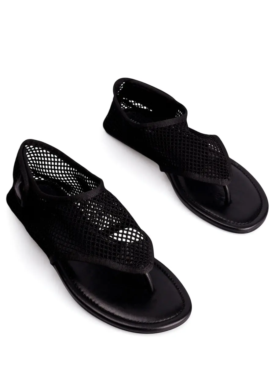 Сандалии из текстиля