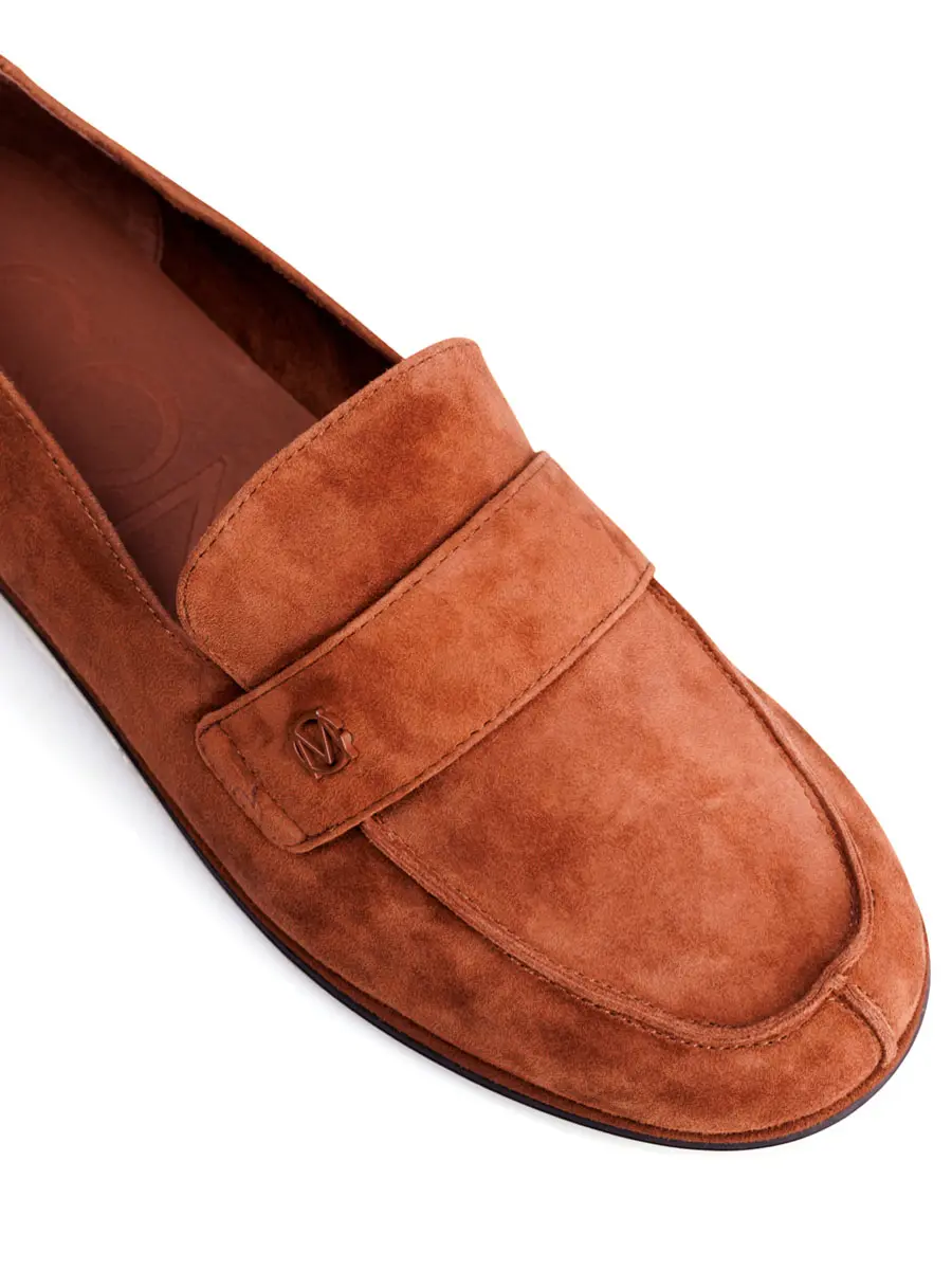 Лоферы кожаные