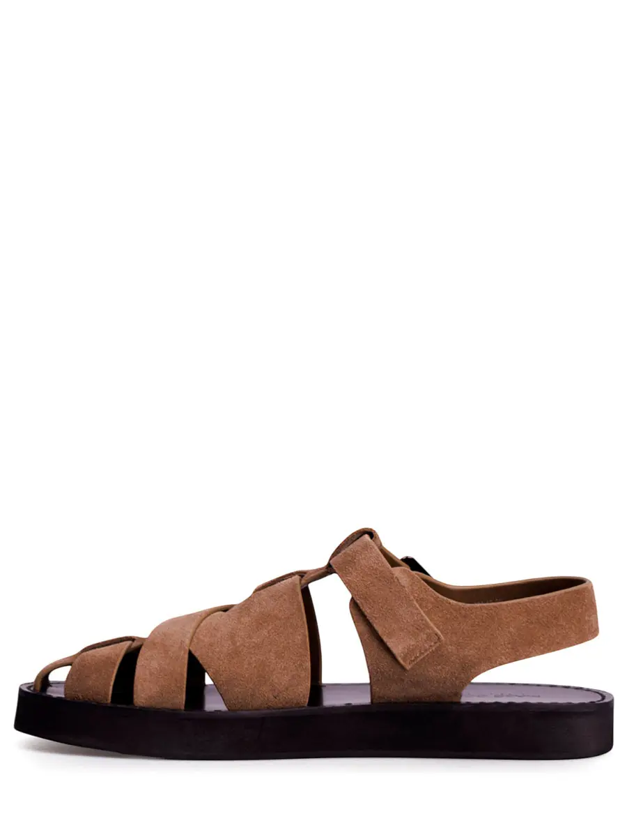 Сандалии кожаные