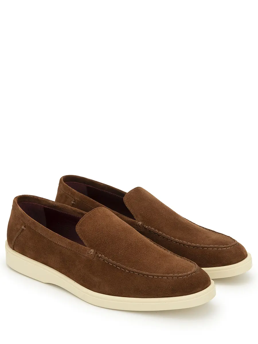 Лоферы из нубука