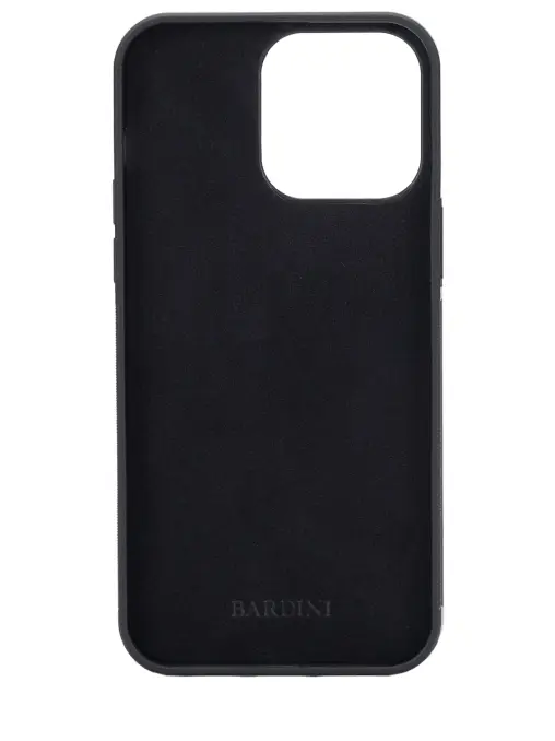 Чехол из кожи крокодила для iPhone 14 Pro Мах BARDINI