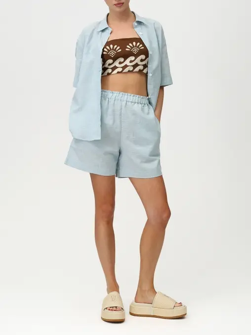 Костюм изо льна и хлопка ZIMMERLI