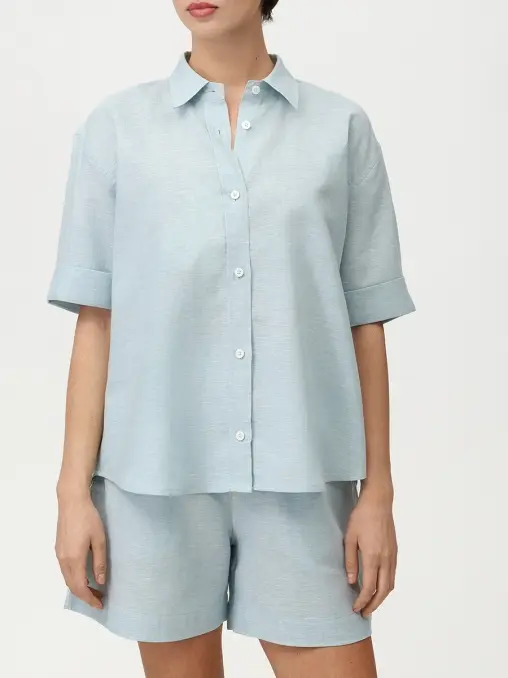 Костюм изо льна и хлопка ZIMMERLI