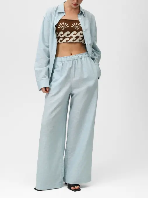 Костюм изо льна и хлопка ZIMMERLI