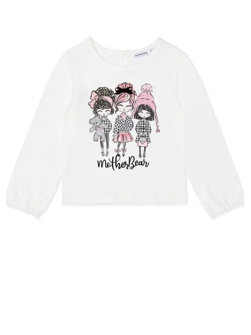 Лонгслив хлопковый MOTHERBEAR