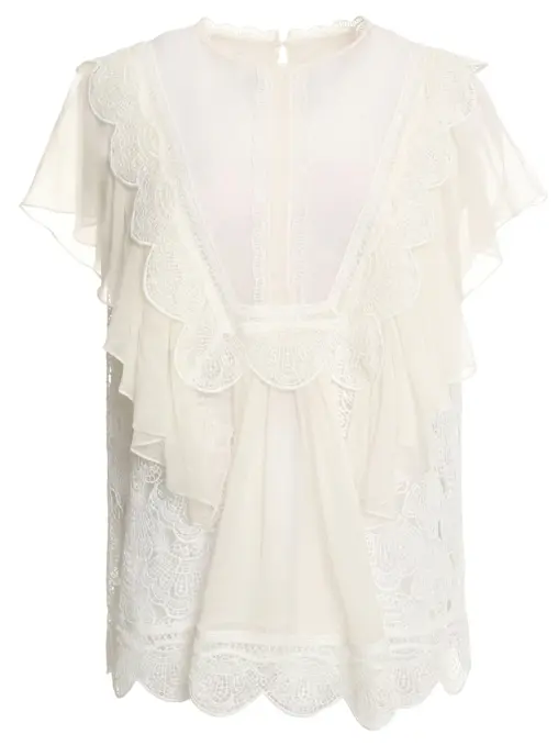 Шелковая блуза ALBERTA FERRETTI