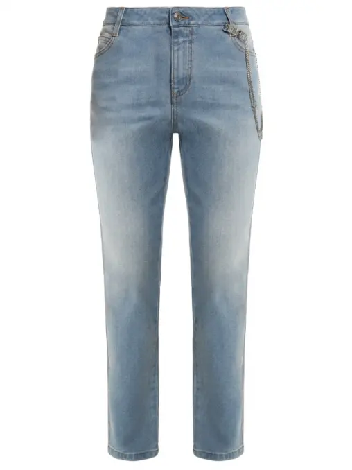Джинсы хлопковые ERMANNO SCERVINO