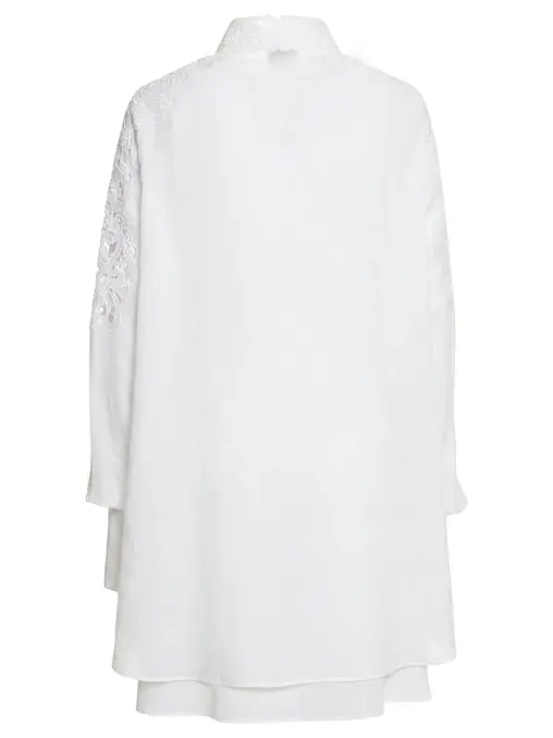 Блуза из волокна китайской крапивы ERMANNO SCERVINO