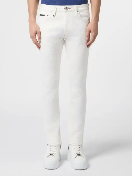 Джинсы хлопковые PHILIPP PLEIN