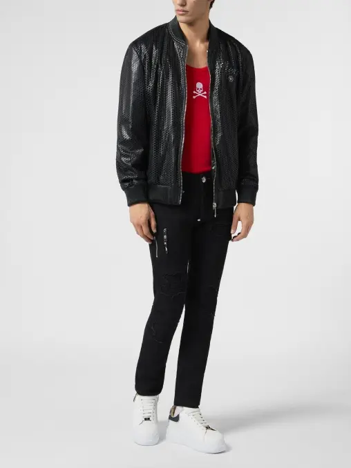 Джинсы хлопковые PHILIPP PLEIN