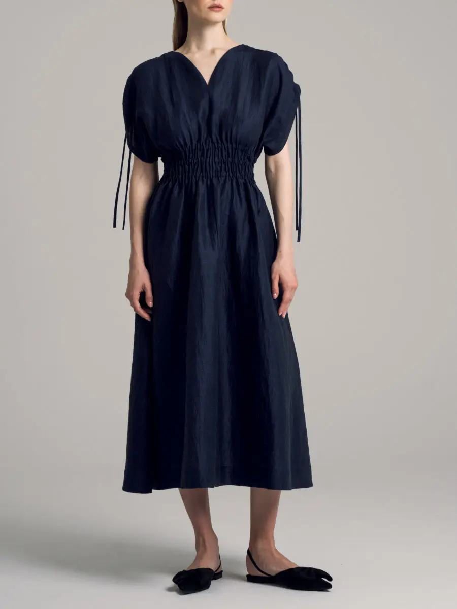 Платье льняное