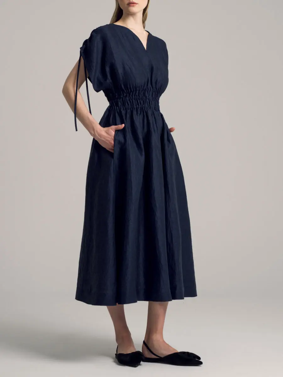 Платье льняное