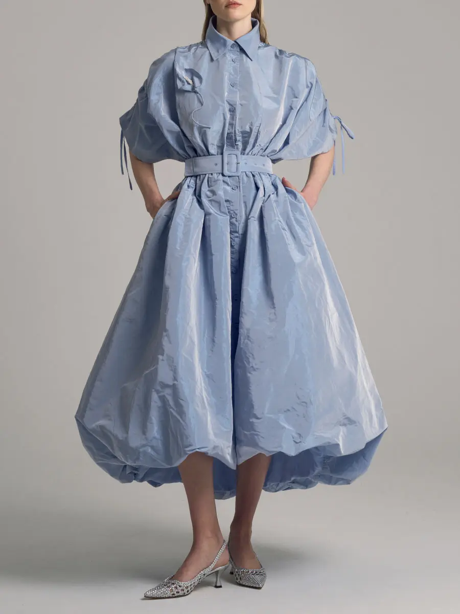 Платье однотонное