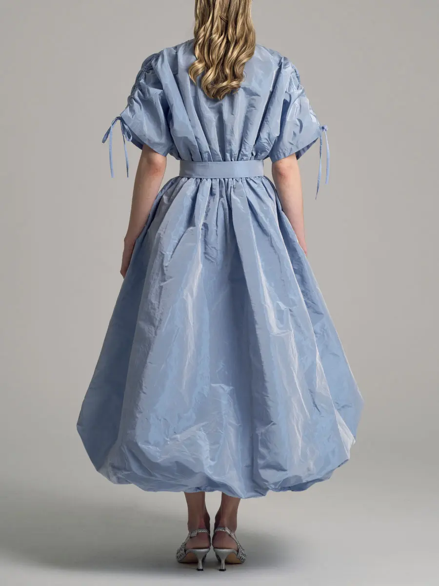 Платье однотонное