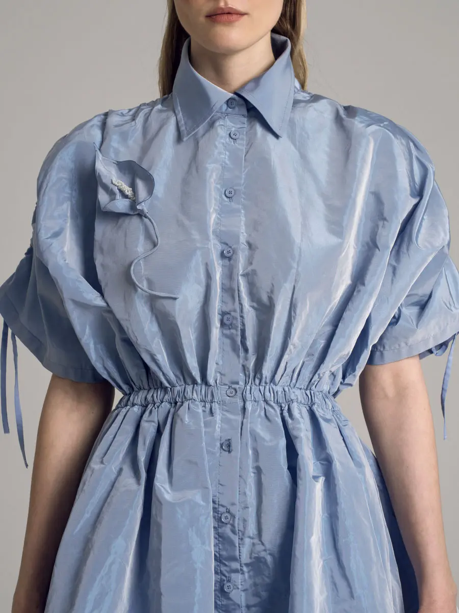 Платье однотонное