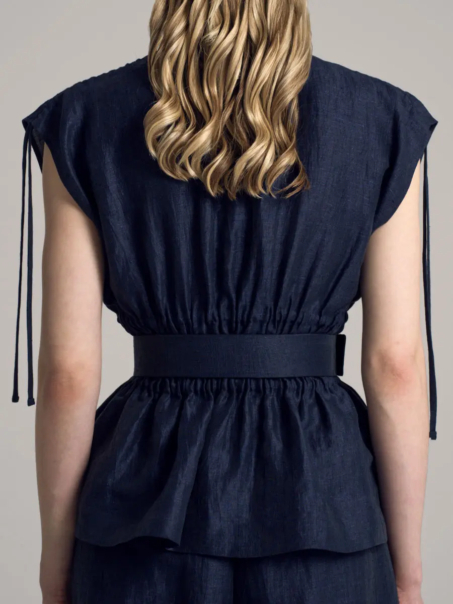 Блуза льняная