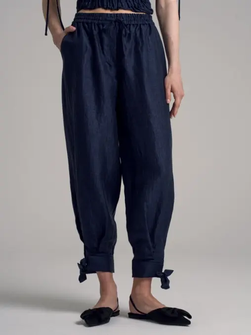 Брюки льняные LOST GENOME