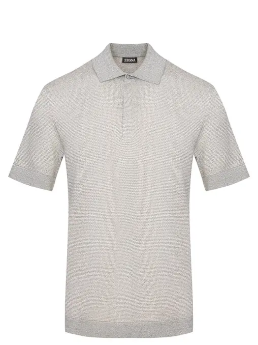 Поло однотонное ZEGNA