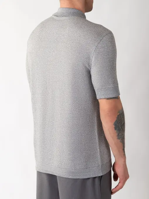 Поло однотонное ZEGNA