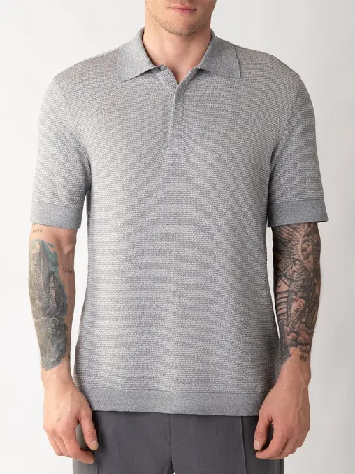 Поло однотонное ZEGNA