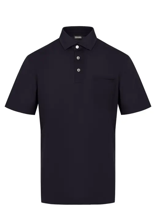 Поло хлопковое ZEGNA