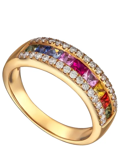 Кольцо с сапфирами LANORDICA