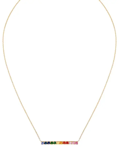 Колье с цветными сапфирами LANORDICA