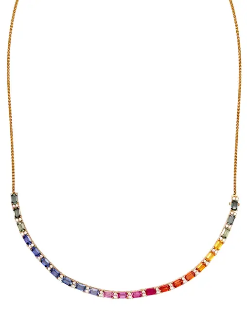 Колье с цветными сапфирами LANORDICA