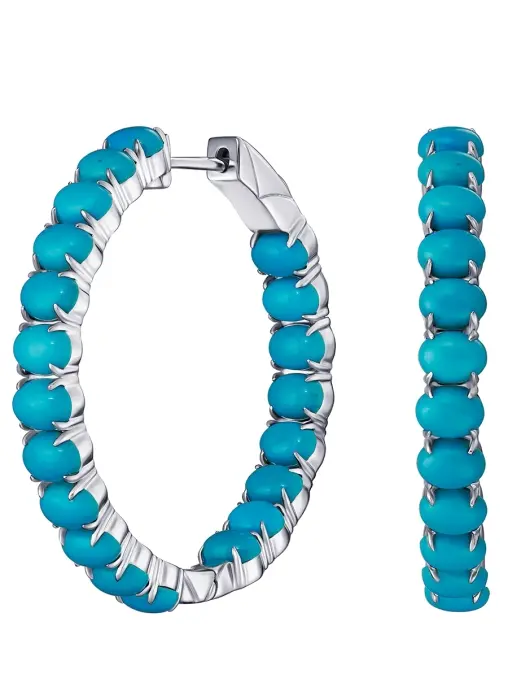 Серьги с бирюзой LANORDICA